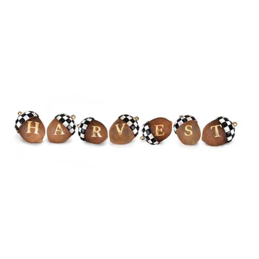 MacKenzie-Childs Harvest Acorns -Set of 7 ✨NEW IN BOX✨